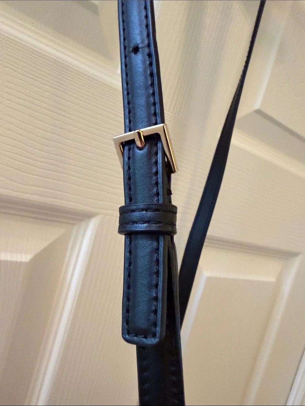 kate spade Black Nylon Crossbody with Gold Accents